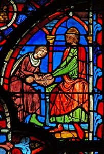 Janela w8 Pilate Lavando as mãos de French School