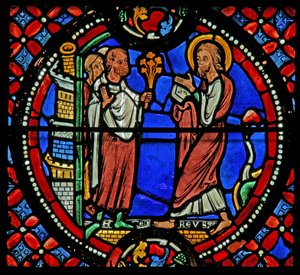 Janela w9 representando St Andrew é bem-vinda em Nicea de French School