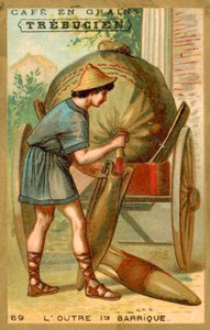 Wineskin - o primeiro barril (chromolitho) de French School