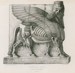 Touro voado, de Khorsabad, Louvre de French School