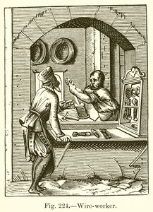 Trabalhador de fio de French School