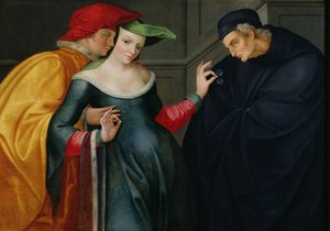 Mulher entre duas idades de French School