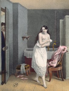 Mulher saindo do banho, c.1825