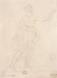 Mulher de costas, 1813 de French School