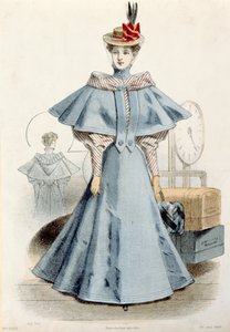 Mulher no vestido de viagem, de Le Coquet, 1895