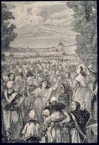 Marcha das mulheres em Versalhes, em 56 de outubro de 1789 de French School