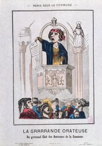 Clube das Mulheres durante a Comuna de 1871 de French School