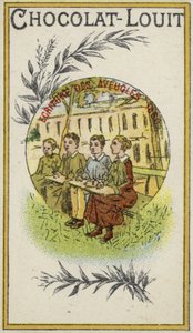Escrevendo para cegos, 1830 de French School