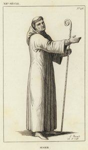 Século XII, Suger (gravura) de French School