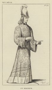 Século XIV, Um só Senhor (gravura) de French School