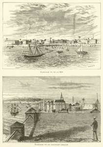Zanzibar (gravura) de French School