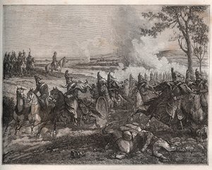 batalha de CASTIGLIONE: na sua campanha italiana, Napoleão derrota os austríacos sob Wurmser, forçando-os a recuar para Mantova. 5 de agosto de 1796 - Nova Enciclopédia Nacional de Maurice La Charest - 1870 - de French School