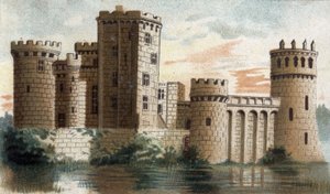 vista do castelo de Guillaume (Indre). de French School