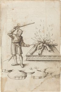 "Não cutuque o fogo com uma espada" [fol. 20 reto]