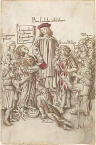 "Não ande fora da via pública" [fol. 35 reto] de French early 16th Century