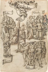 Esperança, Alcançando o Céu, Permanece entre Homens Tristes e Felizes, Alegrias e Medos [fol. 19 reto]