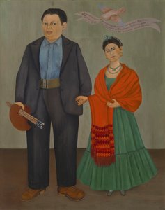 Frieda e Diego Rivera de Frida Kahlo