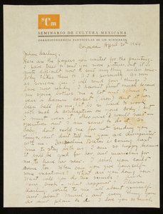 Carta de Frida Kahlo a Julien Levy, em inglês, 20 de abril de 1944 (caneta e tinta sobre papel) de Frida Kahlo