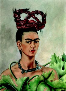 Autorretrato com trança de Frida Kahlo
