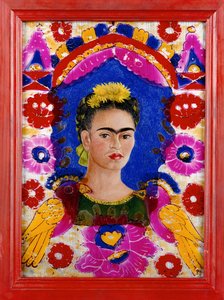 A moldura (Autorretrato) de Frida Kahlo