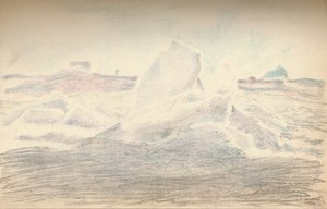 Gelo perto do Fram, 4 de julho de 1894, 1897 de Fridtjof Nansen