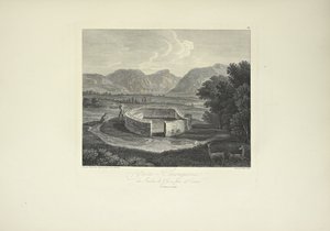 Ynca-Chungana, do Jardim do Inca perto de Canar, desenhado por Gmelin, gravado por Morel, ilustração de 
