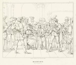 Hamlet, Acto V, Cena 2 (gravura) de Friedrich August Moritz Retzsch