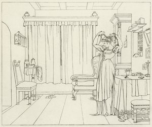 Ilustração para o Fausto de Goethe de Friedrich August Moritz Retzsch