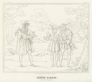 Rei Lear, Acto IV, Cena 6 (gravura) de Friedrich August Moritz Retzsch