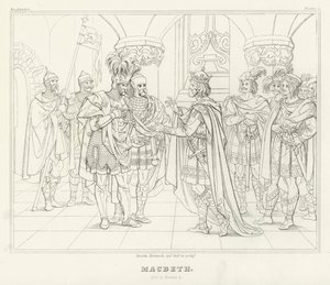 Macbeth, Acto I, Cena 4 (gravura)