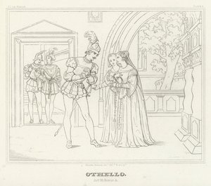 Othello, Acto III, Cena 3 (gravação) de Friedrich August Moritz Retzsch