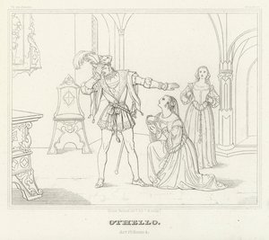 Othello, Acto IV, Cena 2 (gravação) de Friedrich August Moritz Retzsch
