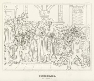 Othello, Acto I, Cena 3 (gravação) de Friedrich August Moritz Retzsch