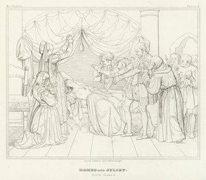 Romeu e Julieta, Acto IV, Cena 5 (gravura)