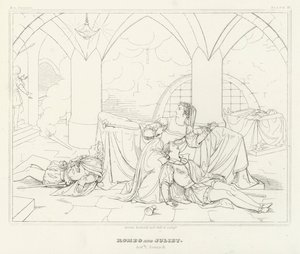 Romeu e Julieta, Acto V, Cena 3 (gravura)