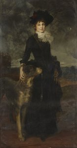 Mina Kaulbach com o Grande Dinamarquês