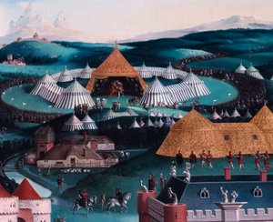 Entrevista de François I e Henrique VIII no Acampamento Golden Sheet 7 de junho