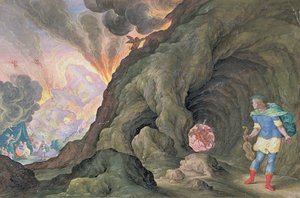 Orfeu em Hades, 1643 de Friedrich Brentel