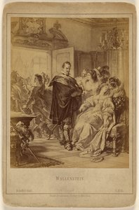 Wallenstein [uma pintura de C. Jaeger, Nurnberg, 1867] de Friedrich Bruckmann