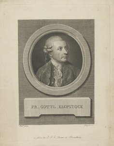 Retrato de Friedrich Gottlieb Klopstock 1724-1803, c. 1790. de Friedrich Christian Gottlieb Geyser