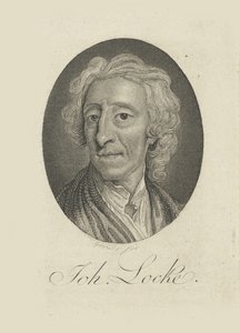 Retrato do médico e filósofo John Locke 1632-1704, ca 1770. de Friedrich Christian Gottlieb Geyser