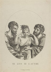 Nenhum dos dois Ni LUn, Ni LAutre, início do século XIX. de Friedrich Fleischmann
