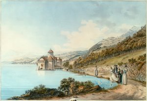 Castelo de Chillon de Friedrich Georg Wexelberg