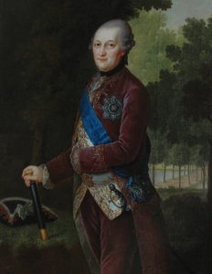 Retrato de Peter von Biron 1724-1800, Duque de Courland e Semigallia, 1781