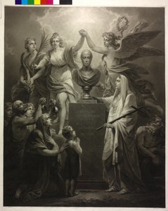 Apoteose do imperador Francisco II - A bênção da paz de Friedrich Heinrich Fuger