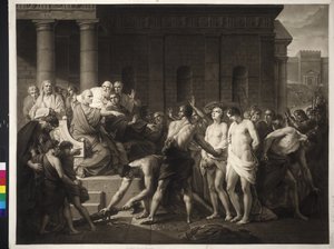 Brutus denuncia os seus filhos de Friedrich Heinrich Fuger