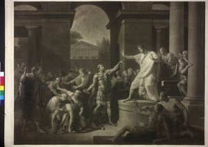 Morte da Virgínia de Friedrich Heinrich Fuger