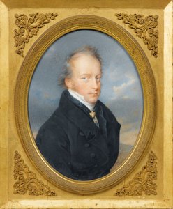 Antoine Victor de Habsburg Lorraine, arquiduque da Áustria, príncipe da Hungria, de Boheme - Arquiduque Anton Victor da Áustria (1779-1835), vice-rei da Lombardia-Venetia por Lieder, Friedrich Johan Gottlieb (1780-1859), - Aquarela, guache em papelão, 21,2 de Friedrich Johann Gottlieb Lieder