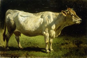 Vaca em uma paisagem