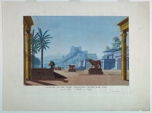 Desenho de Palco de Friedrich Jugel